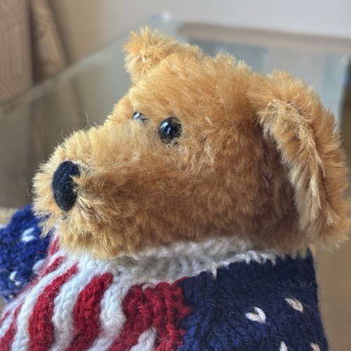 Boyd's Collection Original Mohair Bear Carter M. Bearington July 4th Sweater 10” - Picture 16 of 23