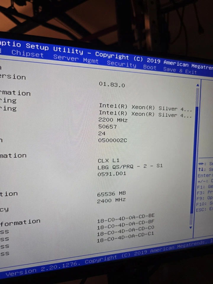 Gigabyte Server MD71-HB0 Dual Xeon Silver 4214 CPU 64GB Of Ram Combo - Image 2 of 3