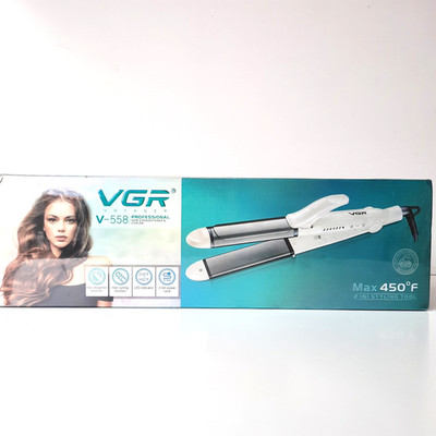 VGR Voyager V-558 Profesional Hair Straightener And Curler w/ LED Indicator C3