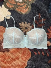 EUC! Adored By Adore Me Style 40048 Corset Style Push-up Bra Size 36 C