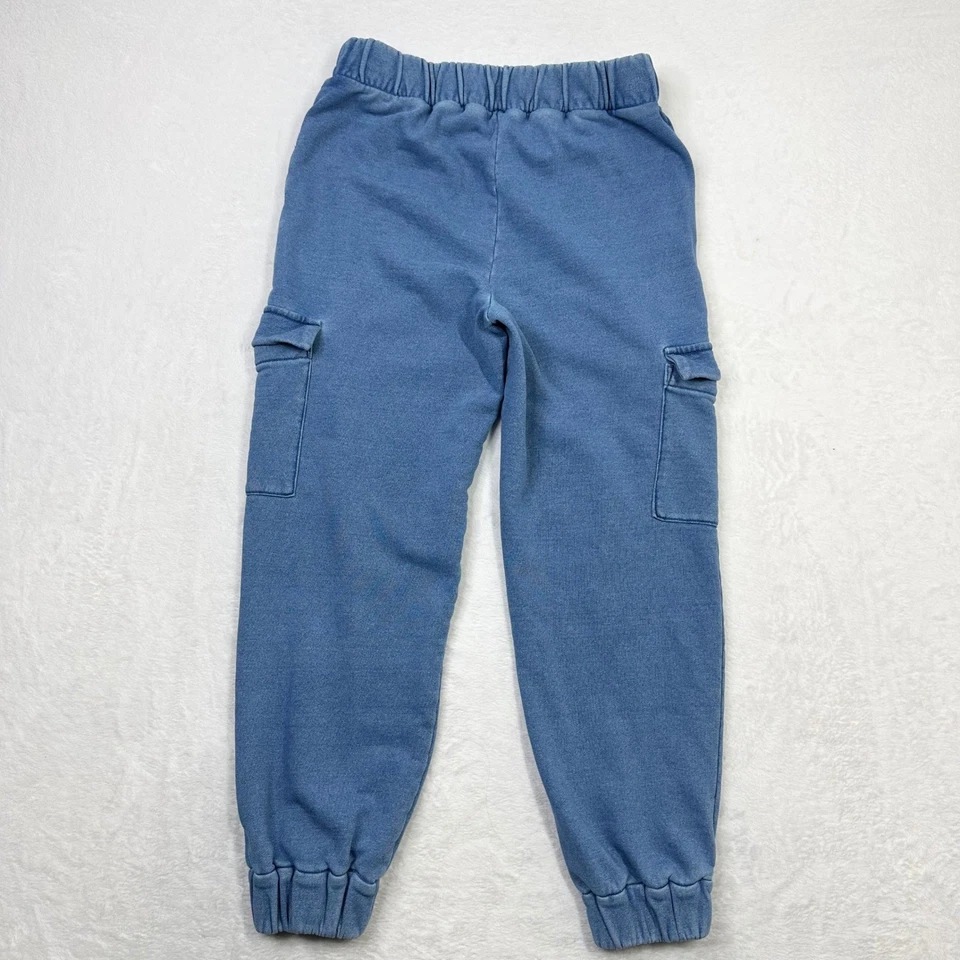 Pantalones de chándal Express azules cargo para mujer pequeños cintura elástica informales cómodos sudaderas Foto 3 de 4