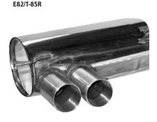 Bastuck Edelstahl Sportauspuffanlage BMW 1er E82 125i 2x85mm scharf Bastuck Edelstahl Sportauspuffanlage BMW 1er E82 125i 2x85mm scharf