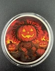 1 OZ .999 SILVER HAYLEYBUG MINT PUMPKIN HALLOWEEN LIMITED EDITION ROUND 6/15