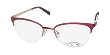 NEW OSCAR DE LA RENTA OSL 475 EYEWEAR CAMBODIA HALF-RIM 53-19-135 METAL