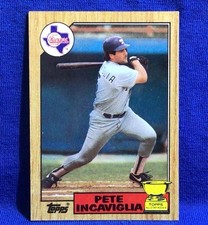 1987 Topps - Pete Incaviglia #550 (RC)