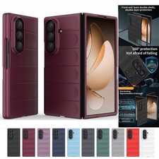 For Samsung Galaxy Z Fold 7 6 5 4 3 5G Soft Silicone Cover Shockproof Phone Case