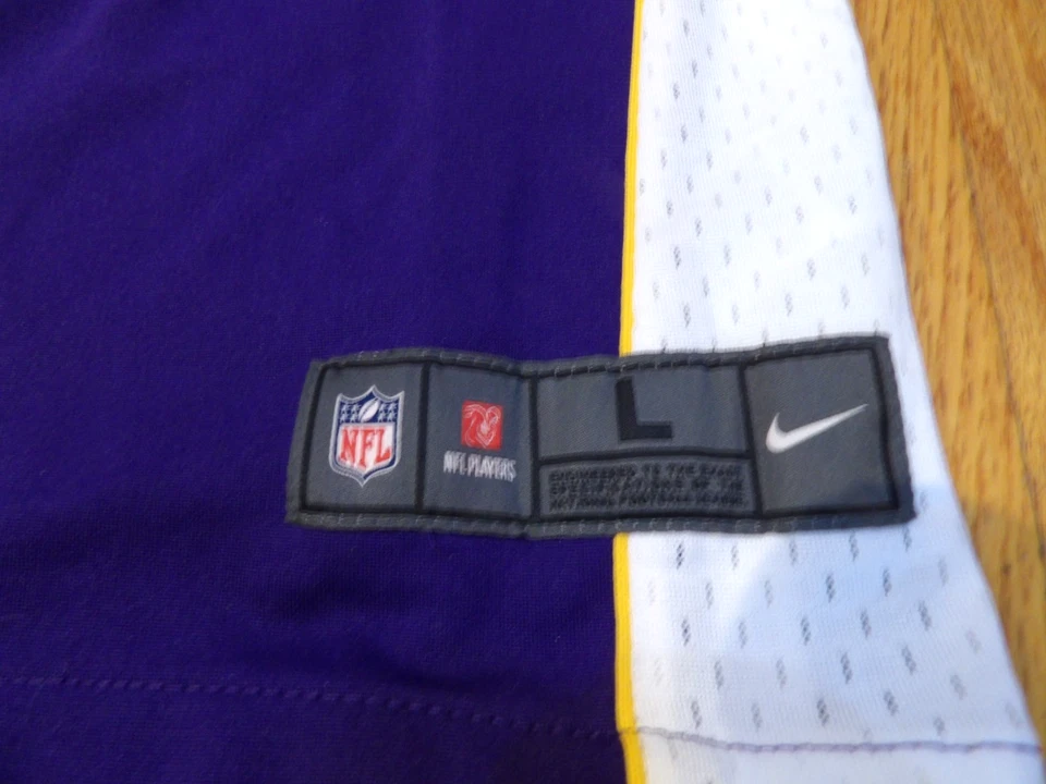 Camiseta NIKE NFL ON FIELD MINNESOTA VIKINGS JARED ALLEN ROXA TAMANHO JOVEM L - Imagem 2 de 4