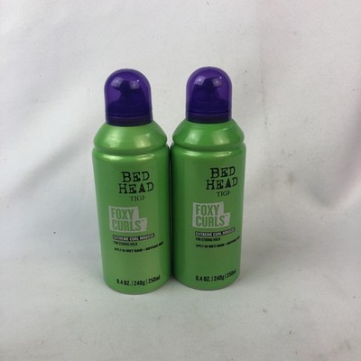 Bed Head TIGI Foxy Curls Extreme Curl Mousse 8.4 Oz Lot Of 2 Green Strong Hold