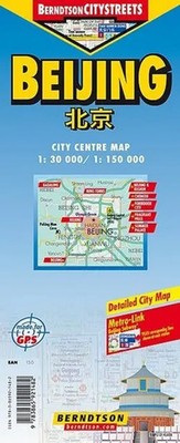 Beijing/Peking (Land-)Karte gefalzt 2 S. Englisch 2018 Huber, München