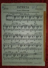 Patricia - Perez Prado Sheet Music For Piano Conductor. Ref00074