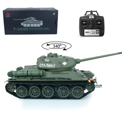 Hot Sale 1/16 7.0 Henglong Soviet T34-85 Plastic RC Tank 3909 RTR Infrare BB Ver