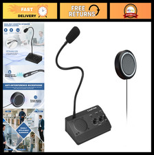 Dual-Way Window Intercom Speaker System for Business, Office, Bank, School, Stor