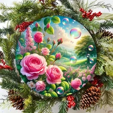 Aluminum Foil Engraving Art Kit - Enchanting Bubble Garden Scene - Pack of 1 - D