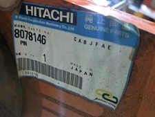 Hitachi 8078146 TOP ARM PIN  ZX1800K-3, ZX850-3, ZX850H EX1100-3, EX1200-5, EX12
