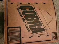 King Cobra Premium Malt Liquor VINTAGE CARDBOARD BOX