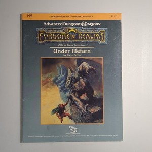 AD&D Dungeons & Dragons N5 UNDER ILLEFARN -Forgotten Realms - 1987 TSR 9212