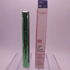 Clarins Supra Lift & Curl Mascara 01 INTENSE BLACK