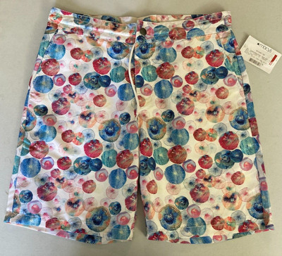 Brooklyn Brigade Men's Standard-Fit 9'' Jellyfish Board Shorts Multi-Large 36-38W