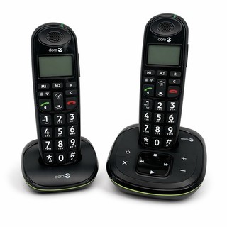 Doro PhoneEasy Duo telefono per anziani DECT cordless 2 cellulari segreteria telefonica