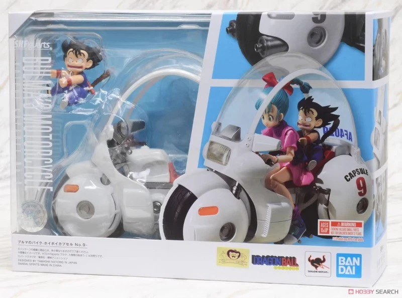 Bandai Official Dragon Ball Goku Bulma Motorcycle Figure Collectible Toy Gift - Image 2 of 4