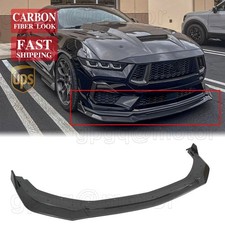 For Ford Mustang S650 Gt Ecoboost Gtd 2024-2027 Carbon Front Bumper Lip Splitter