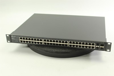 TP-Link T1600G-52PS JetStream 48-Port Gigabit Smart PoE+ Switch w/ 4 SFP Slots