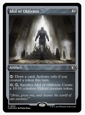 Idol of Oblivion (Foil Etched) Commander Masters Foil