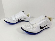 Nike Zoom LJ 4 Lowtop Utah State White/Blk Track  Field Spikes Size 6.5