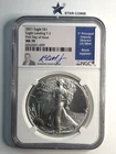 2021 Eagle Landing NGC MS70 Rhett Jeppson Signed T-2 First Day of Issue