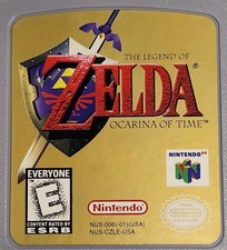 The Legend of Zelda Ocarina of Time Nintendo 64 N64 1998 Authentic Tested Works