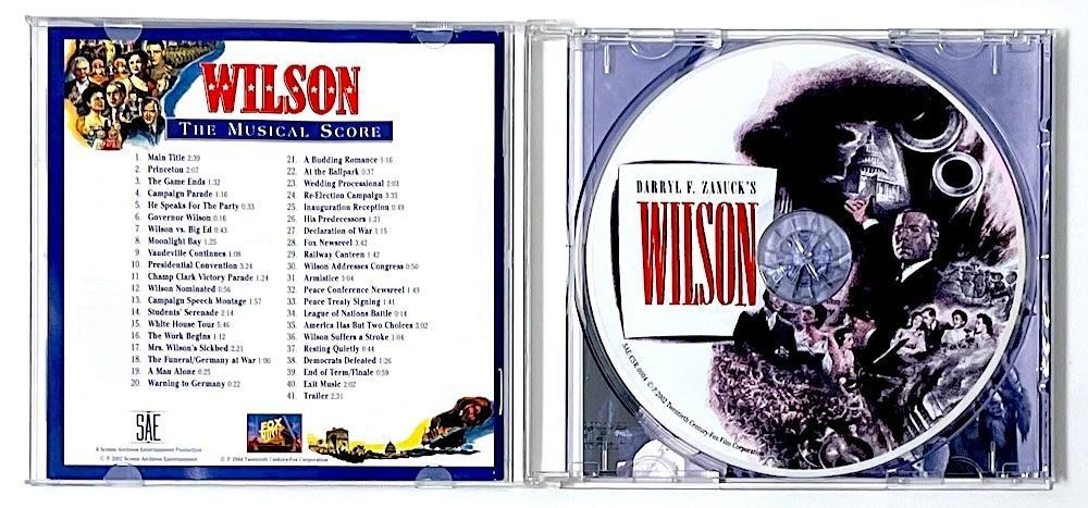 廃盤 CD ウィルソン(1944) サウンドトラック アルフレッド・ニューマン 廃盤 CD ウィルソン(1944) サウンドトラック アルフレッド