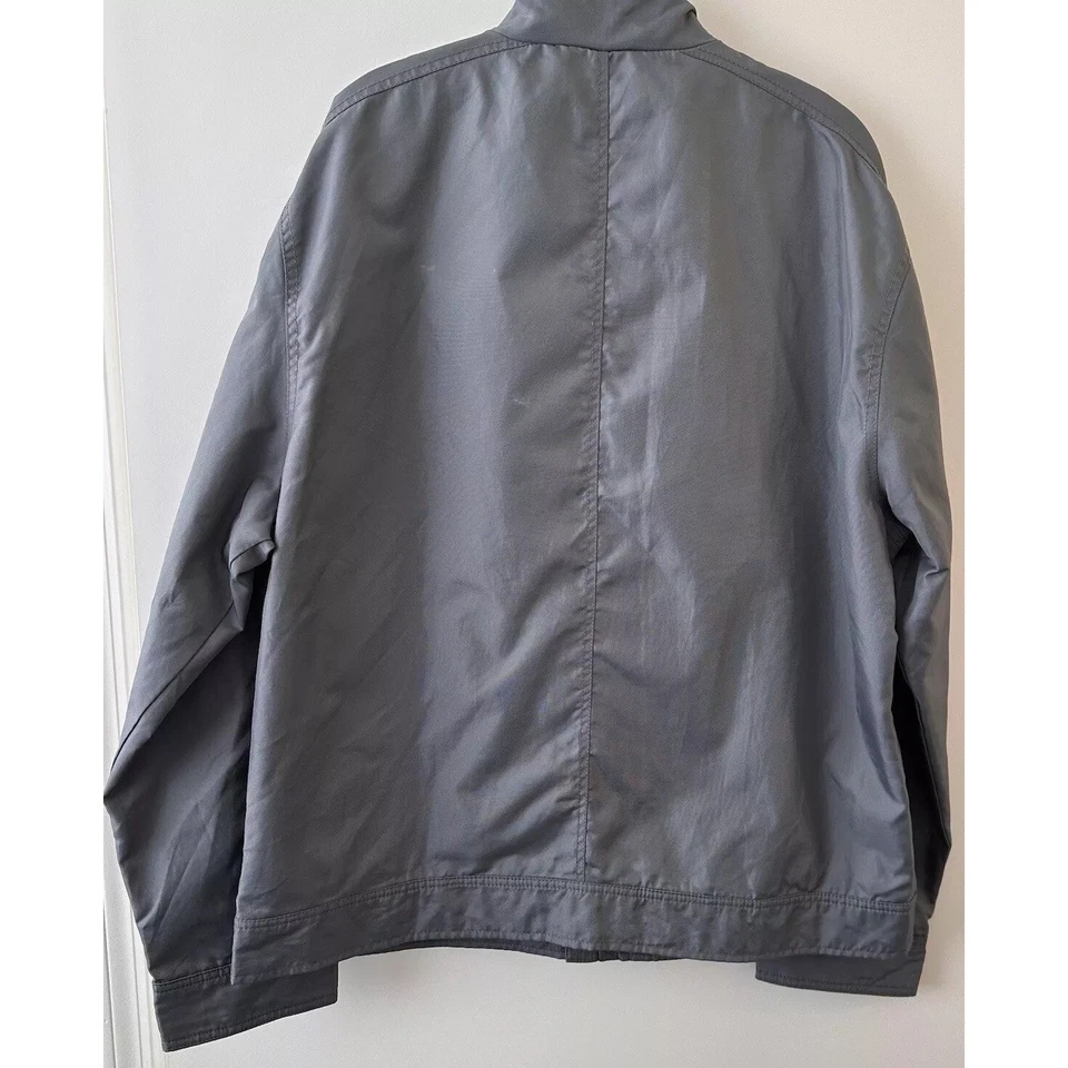 Kenneth Cole Reaction Jacket Full Zip Lightweight Gray Utility Size XXL Bomber - Image 3 of 4