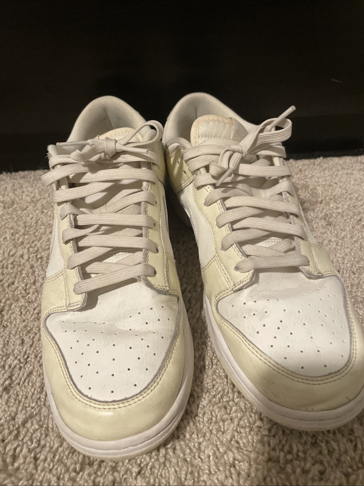 SAOLA Nike Dunk Low Coconut Milk Sneakers Uomo Taglia 11