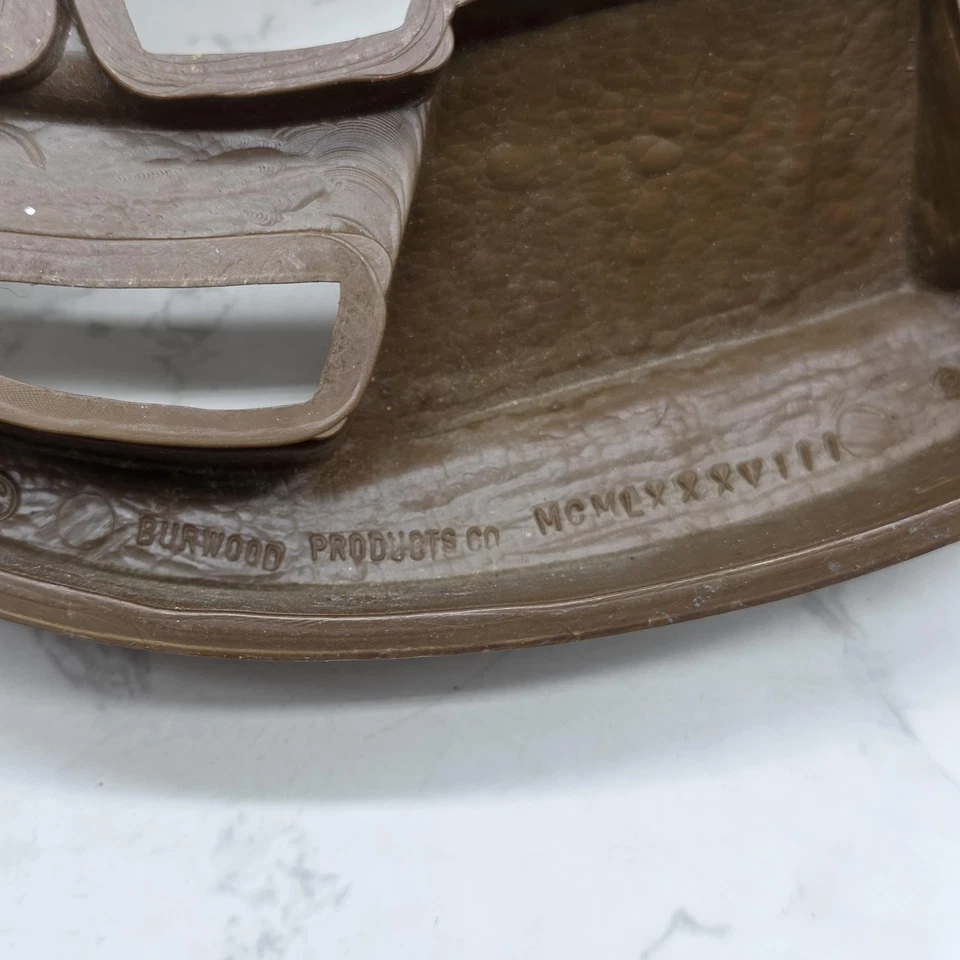 Vintage Burwood Rocking Horse Wall Decor Nursery Molded Plastic Hanging 1988 USA - Image 4 of 4