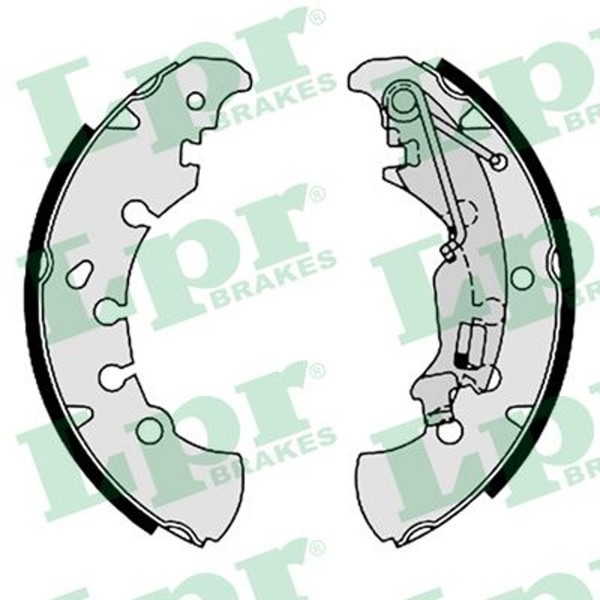 Bremsbackensatz LPR 09260 FüR Fiat M13 Corsa Punto Musa Idea S07 Opel Lancia LPG-image
