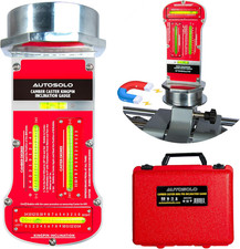 Autosolo Magnetic Camber Caster Kingpin Gauge 3-In-1 Car Alignment Tool - DIY Wh