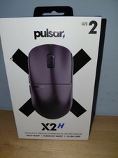 Pulsar X2H Wireless Gaming Mouse Size 2 Medium and 4K Dongle open box
