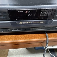 VTG Sony CDP-C305 5 Disc CD Changer Digital Servo System -PARTS ONLY -SOLD AS IS