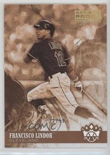 2018 Diamond Kings Sepia Variation Artist Proof Gold 21/99 Francisco Lindor 2k3