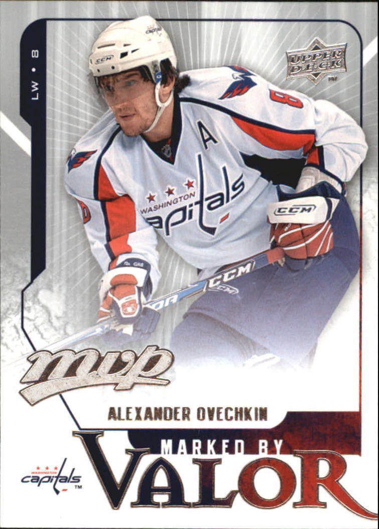 2008-09 Upper Deck MVP Marked by Valor #MV6 Alexander Ovechkin - HKY