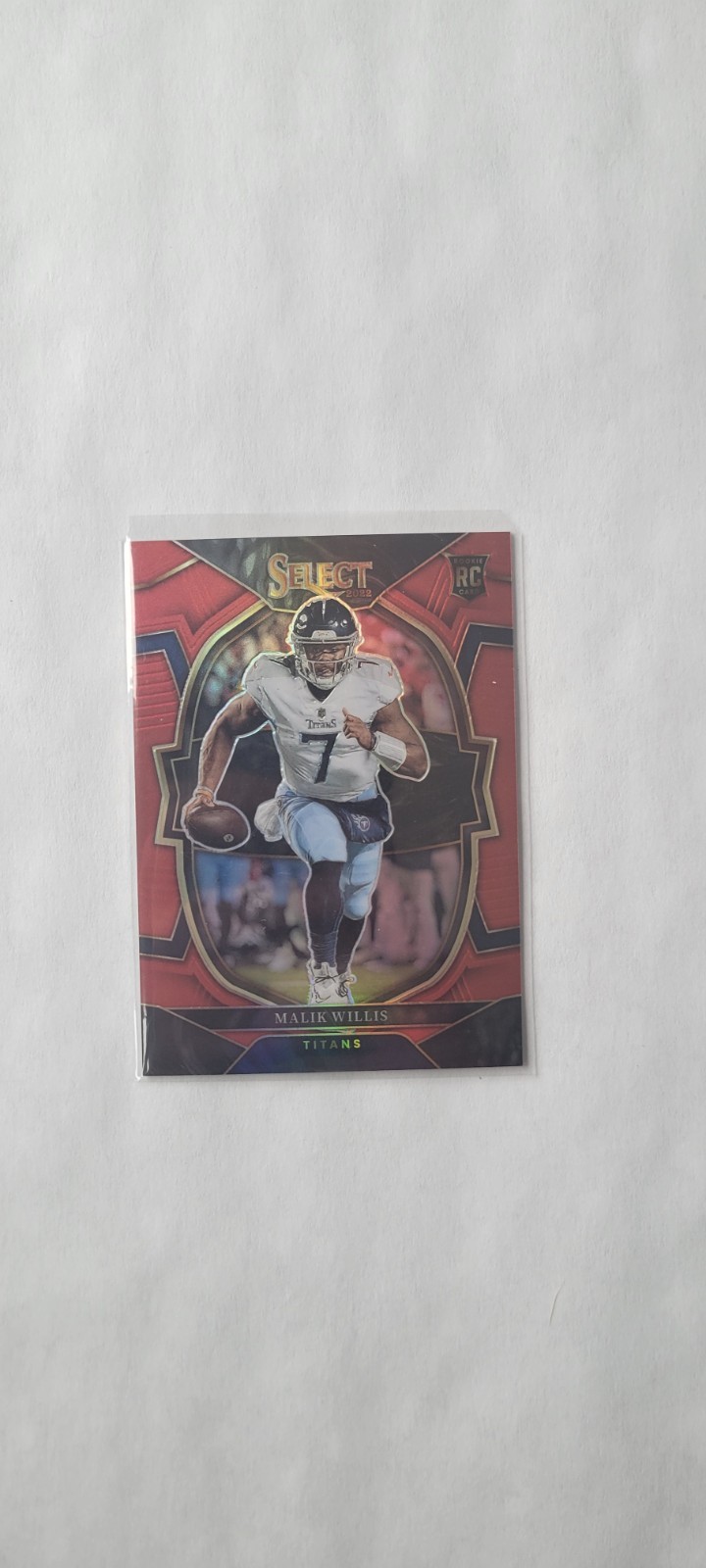 2022 Panini Select MALIK WILLIS Concourse Red Prizm RC /99