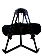 SACHTLER CF CARBON MEDIUM TRIPOD SYS SP150 GROUND SPREAD BAG PRO SERVICED 99Lb  