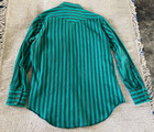USA Made Wrangler Western HEAVY 100% Cotton Thick weave green stripe — photo 4
