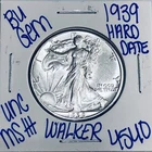 1939 BU UNCIRCULATED WALKING LIBERTY SILVER HALF DOLLAR AUTHENTIC U.S. MINT 4540