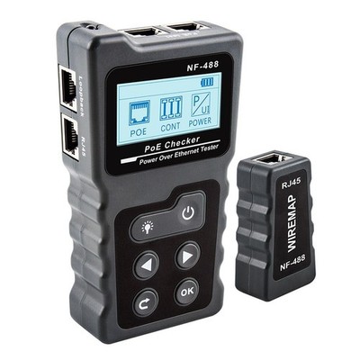 Netzwerkkabeltester für CAT5e CAT6 CAT6a mit Kurzschluss Leerlauf ID