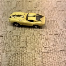 Aurora Thunderjet Cobra GT - Tan/Yellow HO Slot Car 1375