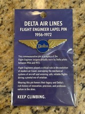 Delta Air Lines Flight Engineer Pilot Lapel Wings
