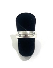 925/- Sterlingsilber Ring, Bandring, Gr. 52, ...