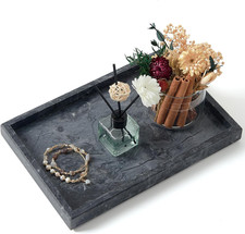 Marble Bathroom Tray,Pure Natural Vanity Tray,Marble Trays for Kitchen Counter N