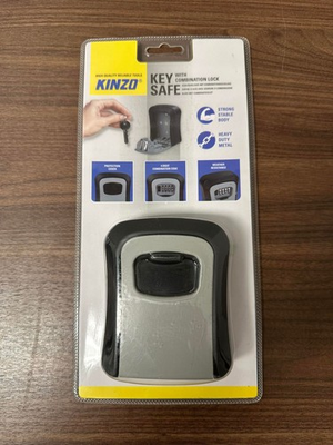 #ad Kinzo Key Safe With Combination Lock Wall Brand New $15.31